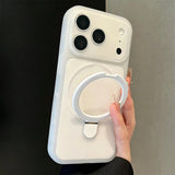 MagSafe Ice Cream Silicone 360 Stand Armor Case For iPhone