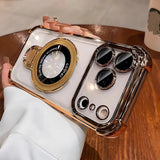 Shockproof Stand Magnetic Case For iPhone