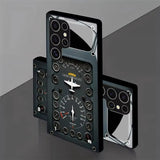 Stylish Aircraft Cockpit Instrument Phone Case For Samsung