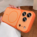 Color-blocking matte magnetic case For iPhone