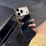 Luxury Electroplated Shockproof Makeup Mirror Phone Case For iPhone