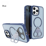 360°stand Matte Surface Bracket Shell magnetic Case For iphone