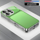 Original Electroplated glass Case For iPhone