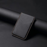 Luxury Leather Magnetic Wallet Slot Card Holder Phone Stand