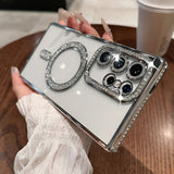 Diamond Magnetic Full Lens Protection Case for Samsung Galaxy