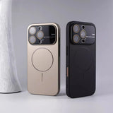 Luxury Slim Matte Large Window Case for iPhone