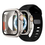 Silicone Band + Protective Case For Apple Watch