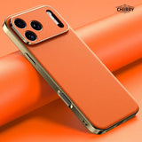 Luxury Leather Full Lens Protection Case for iPhone