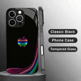 Premium Trendy Glass + TPU Shockproof Phone Case For iPhone