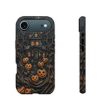 Halloween-themed magnetic protective case with pumpkin head design For iPhone