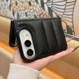Fashion Puffer Down Jacket Airbag Shockproof Bumper Case For iPhone Duo