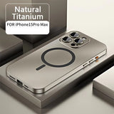 Aluminum Alloy Magnetic Protective Case (MagSafe Compatible) For iPhone