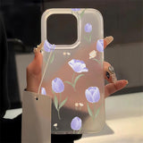 Transparent Matte Shockproof  Soft  Case For iPhone