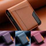 Business Leather Wallet Card Solt Case For Samsung Galaxy Z Flip