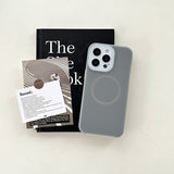 Summer liquid silicone magnetic phone case for iPhone