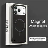 Frameless Solid Color Magnetic PC Case for iPhone