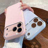 Large Window Silicone Soft Case For IPhone