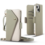 2 in 1 Magnetic card holder Wallet Flip Leather case for iPhone
