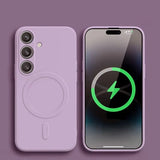 Liquid Silicone Magnetic Shockproof Case For Samsung