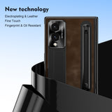 Drop-resistant case with integrated pen slot and screen protector For Samsung Z Fold