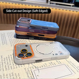 Frosted Translucent Magnetic Case For iPhone