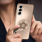 Rigid Matte Magnetic Wireless Charging Case for Samsung