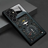 Stylish Aircraft Cockpit Instrument Phone Case For Samsung