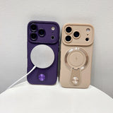 Full-Cover Magnetic Stand holder Design Case For iPhone