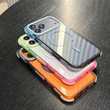 Gradient Clear Magnetic Phone Case For iPhone