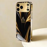 "Golden Fruit Rhyme" Series Premium Electroplated Glass Phone Case For iPhone