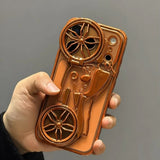 Luxury Transparent Motorcycle Camera Bracket Stand Case for iPhone