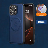 Magnetic PU Leather Case For iPhone