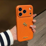 The Year of the Horse Retro leather-textured pony case for iPhone