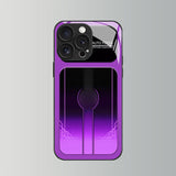 Gradient Effect Pattern Hard Case for iPhone