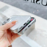 Water Ripple Electroplated Resin-Coated Phone Case For iPhone