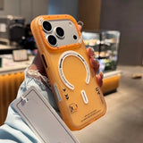 Frosted Semi-Transparent Magnetic Protective Case For iPhone
