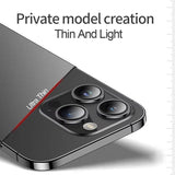 Slim Matte Hard PC Case For iPhone