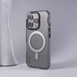 Frosted magnetic semi-transparent anti-fingerprint Case for iPhone
