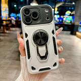 Luxury Invisible Ring Holder Protective Case For iPhone