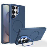Lens Holder Magnetic Charging and Shockproof Phone Case for Samsung