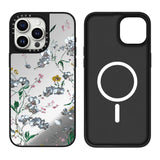 Mother-of-pearl style mirror-finish phone case For iPhone