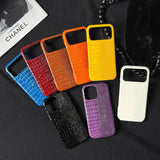 Alligator-Patterned PU Leather Phone Case For iPhone