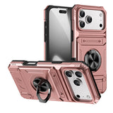 Mecha Windmill Magnetic Ring Holder Card Holder Anti-drop Phone Case for iPhone