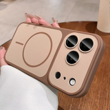 Color-blocking matte magnetic case For iPhone
