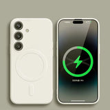 Liquid Silicone Magnetic Shockproof Case For Samsung