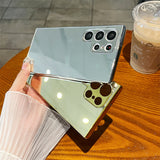 Electroplated mirror shockproof case For Samsung