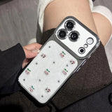 Luxurious Electroplated Sparkling Diamond Cherry Phone Case For iPhone