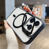 High-transparency Magnetic Lens Invisible Holder with Lens Protector for IPhone