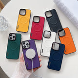 Magnetic Flip Camera Protection Stand Holder Bracket Case for iPhone