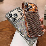 Colorful sequin full-screen diamond phone case For iPhone